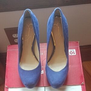 Jessica Simpson Royal Blue Heels